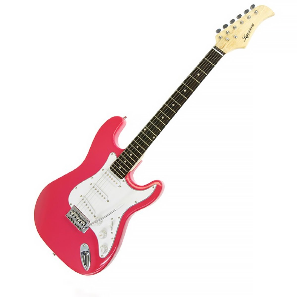 Karrera 39in Electric Guitar Pink