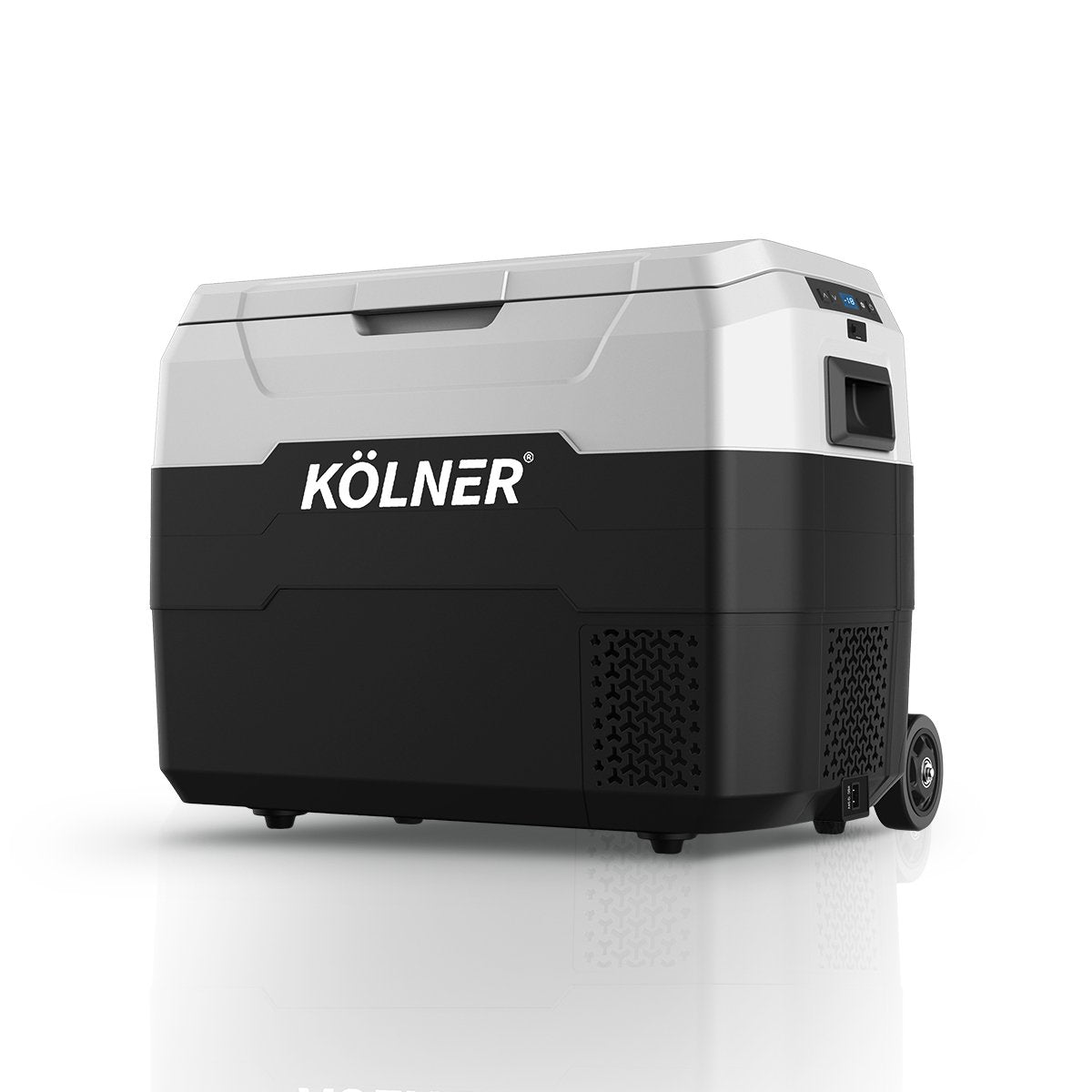Kolner 40L Portable Fridge Freezer Esky with Trolley Black
