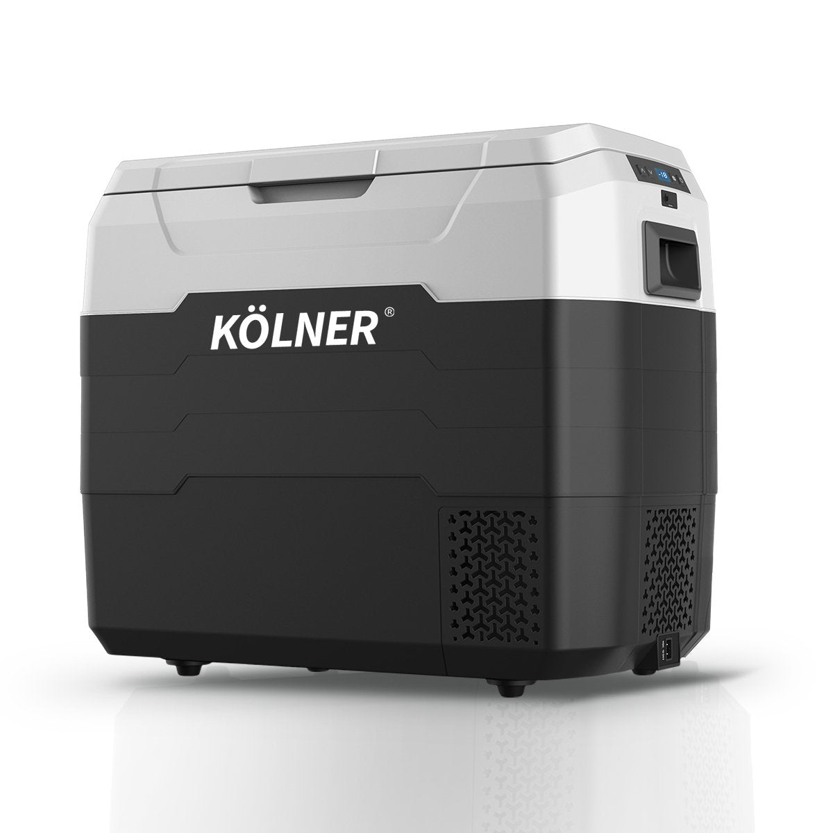 Kolner 50L Portable Fridge Freezer Camping Refrigerator Black
