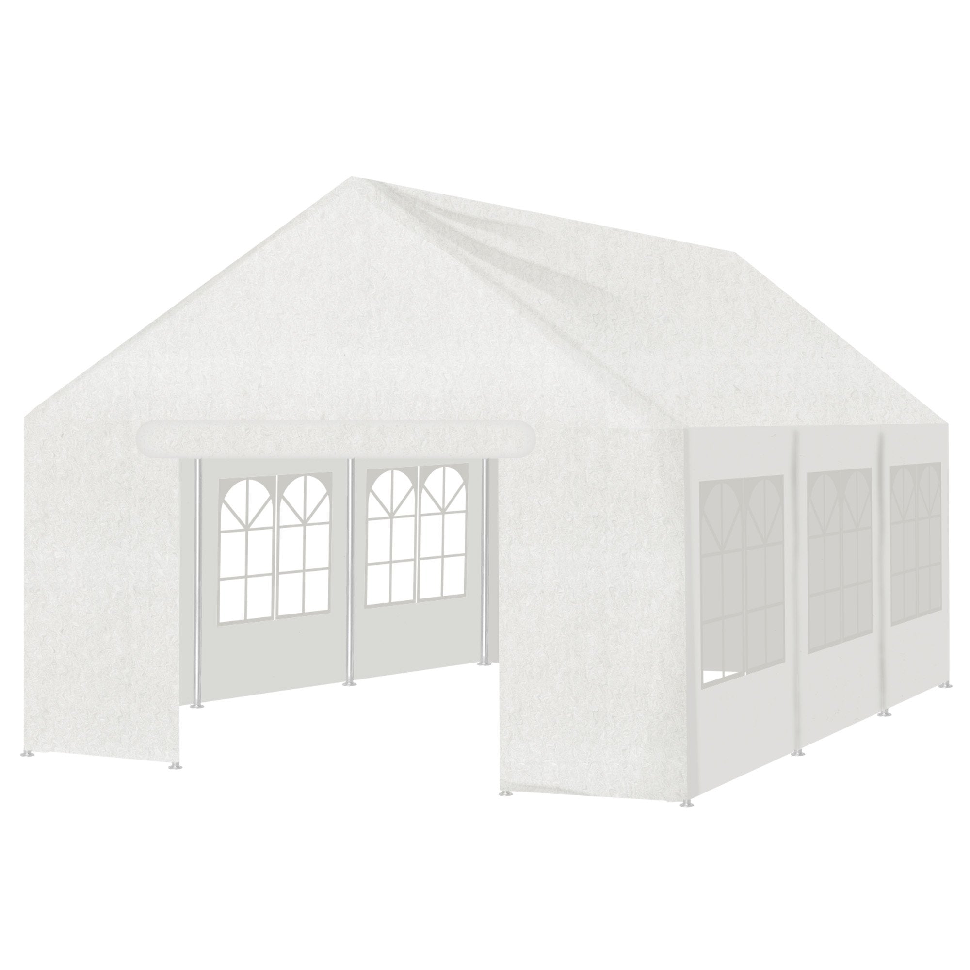 Wallaroo 6x6m Outdoor Marquee Gazebo Wedding Tent White