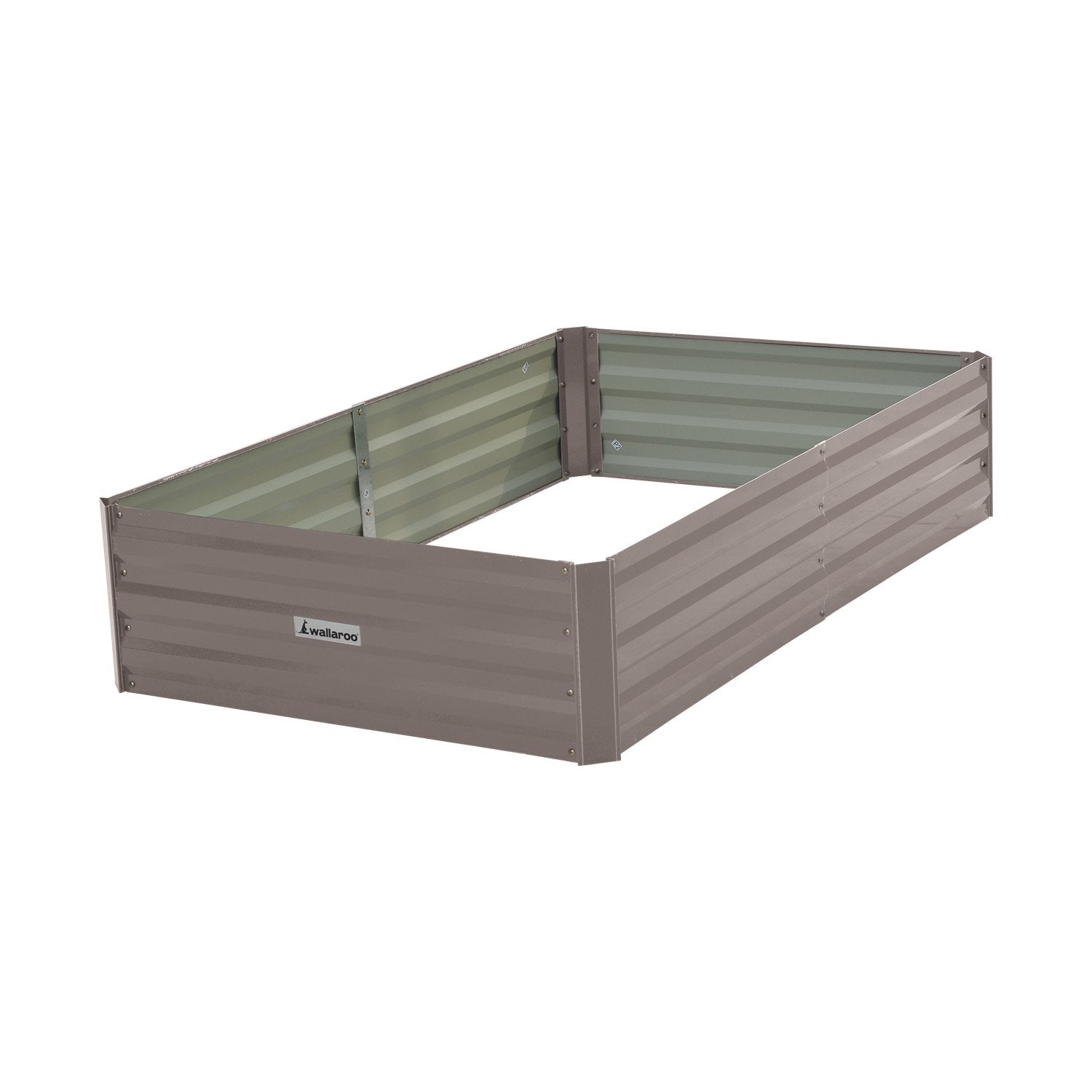 Wallaroo 150x90x30cm Garden Bed Galvanized Steel Grey
