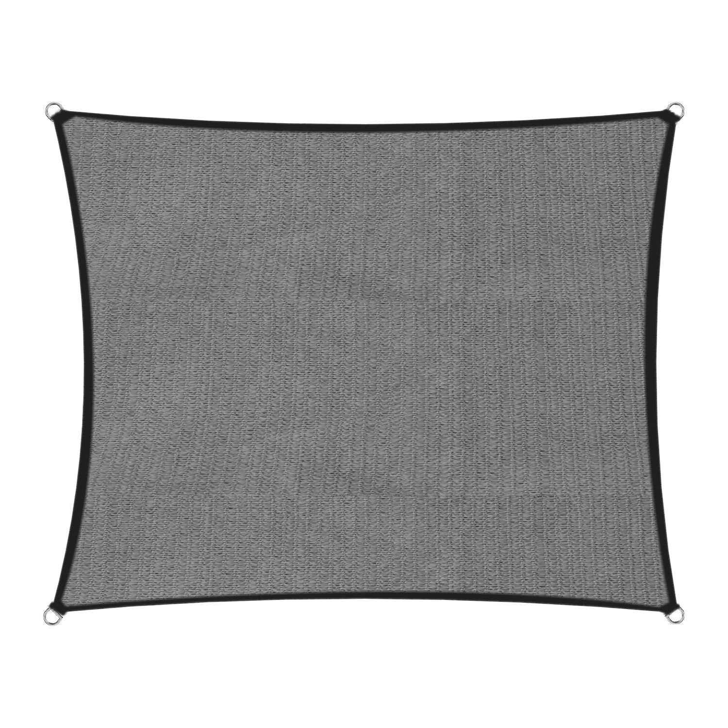 Wallaroo 2x2.5M Outdoor Sun Shade Sail Canopy Grey Rectangle