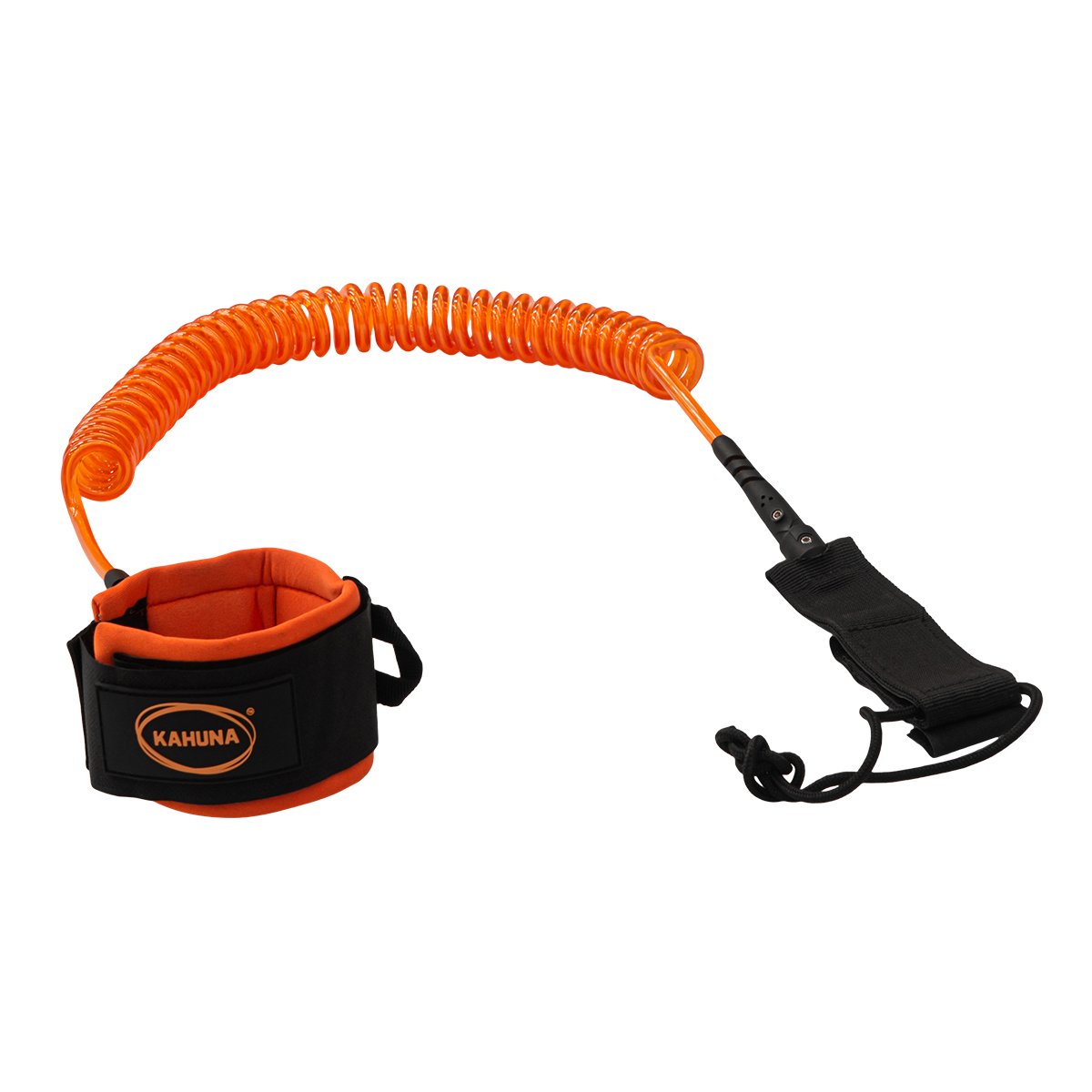 Hana SUP Safety Leash Coiled Cord Padded Ankle Cuff