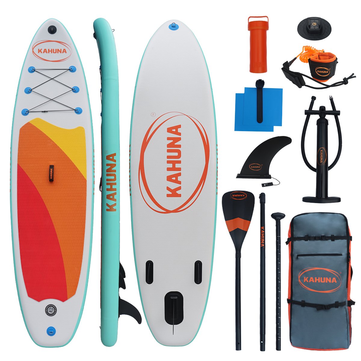 Hana 11FT Inflatable Stand Up Paddle Board iSUP Paddle Surfing Package