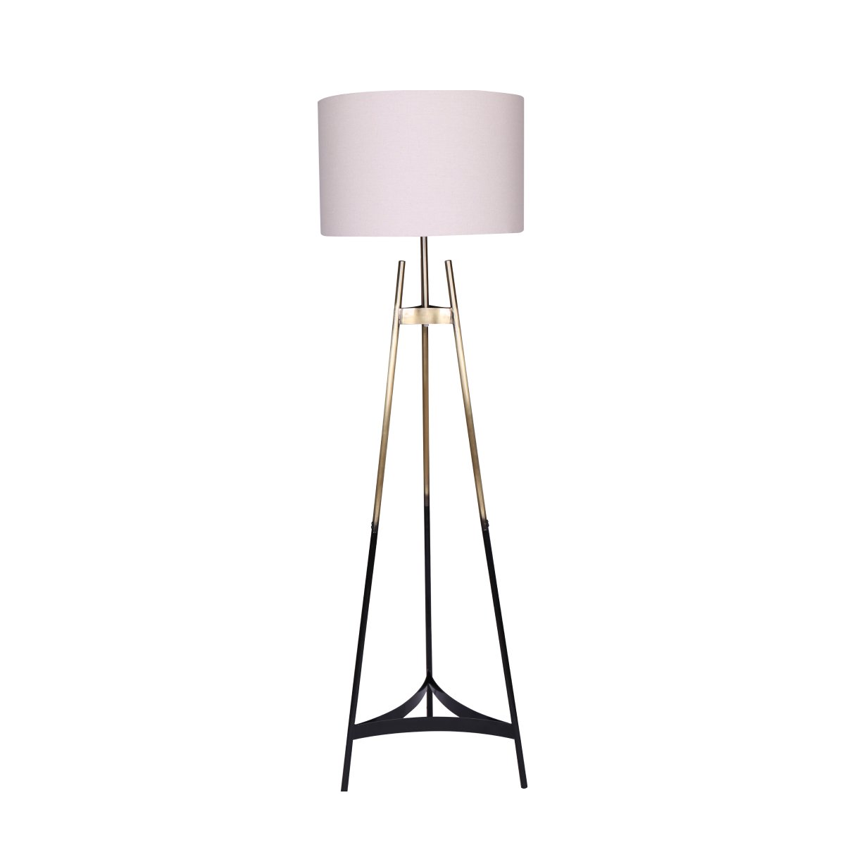 Sarantino Tripod Floor Lamp Electric Gold Black Gradient