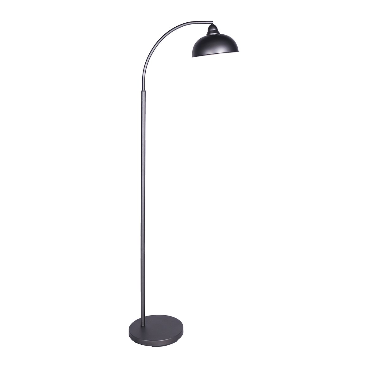 Sarantino Adjustable Floor Lamp Industrial Chic Dark Grey