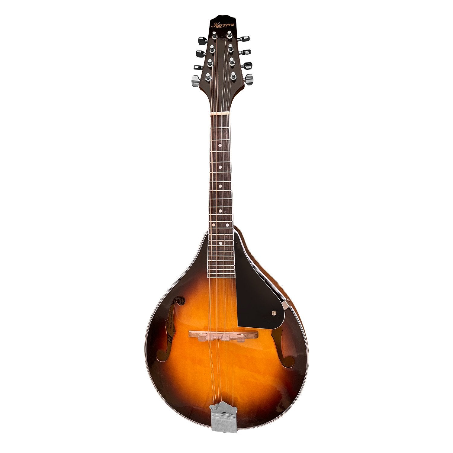 Karrera Traditional Mandolin Sunburst High-Gloss Finish