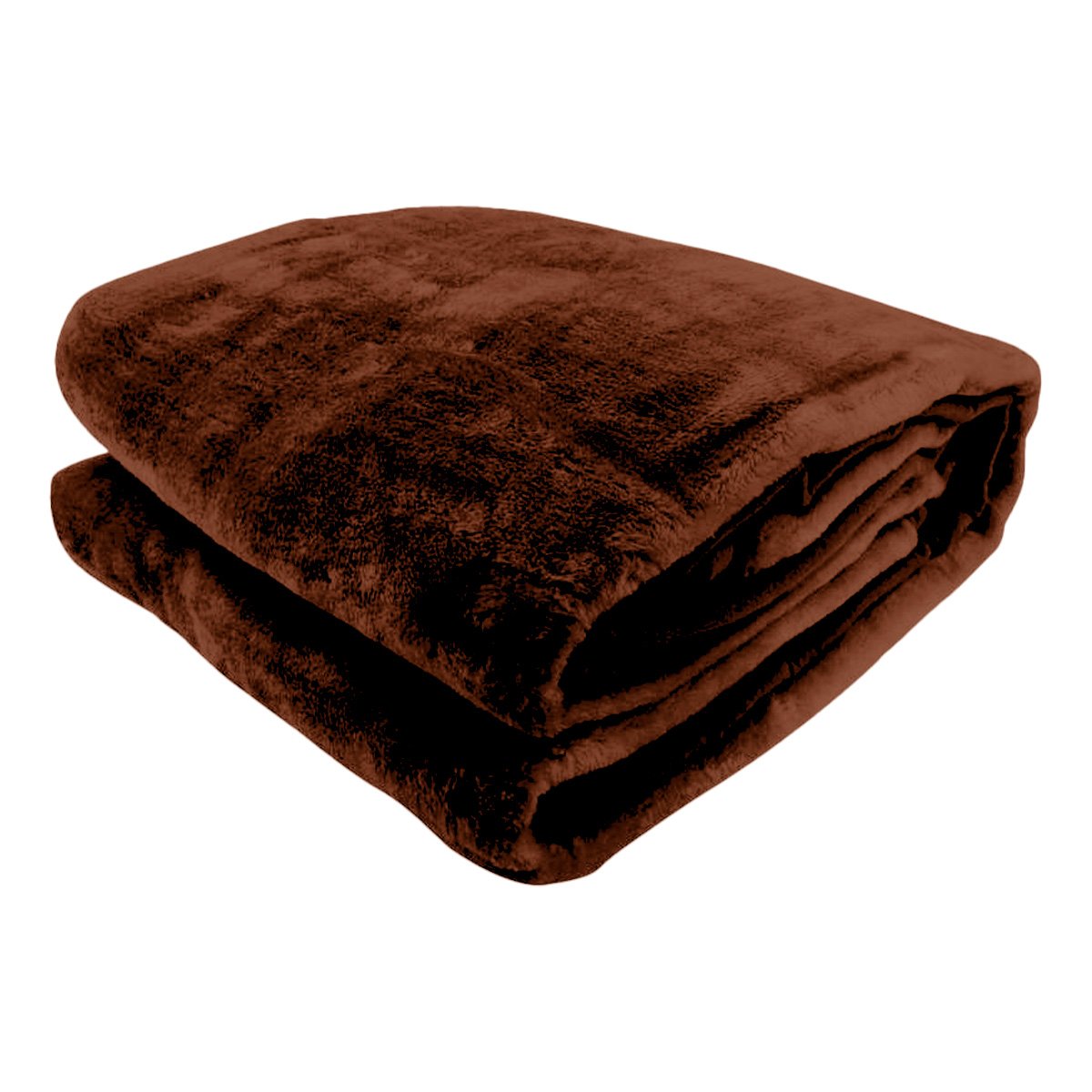 Laura Hill Double-Sided Faux Mink Blanket 800GSM Chocolate