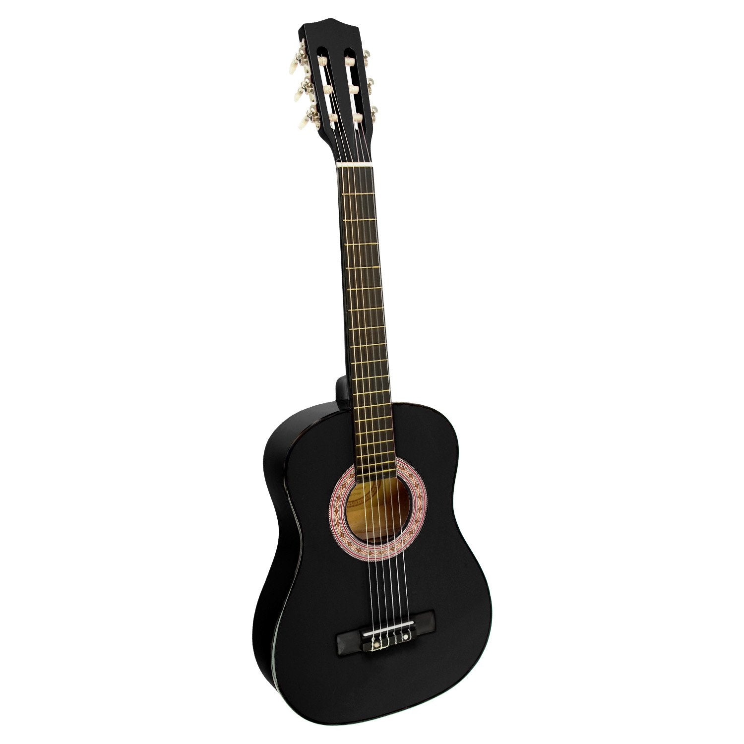 Karrera 34in Acoustic Wooden Guitar for Children Black
