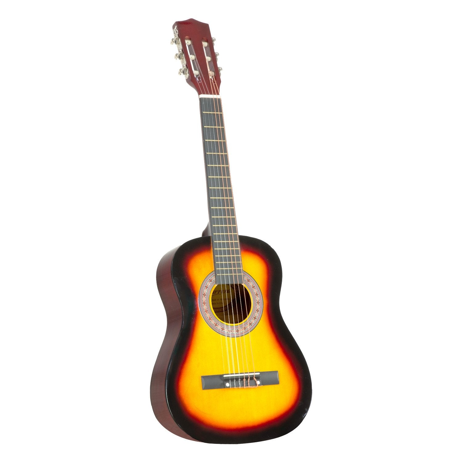 Karrera 34in Acoustic Wooden Guitar for Kids Sunburst