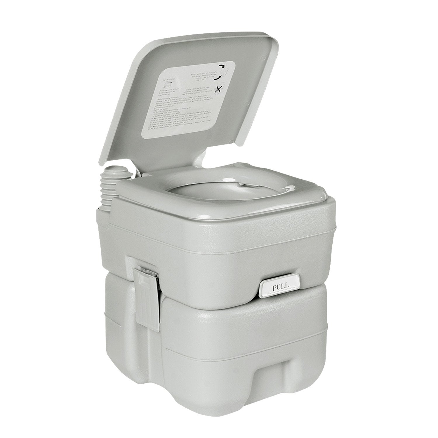 Wallaroo 20L Portable Camping Toilet Press Flush Pump