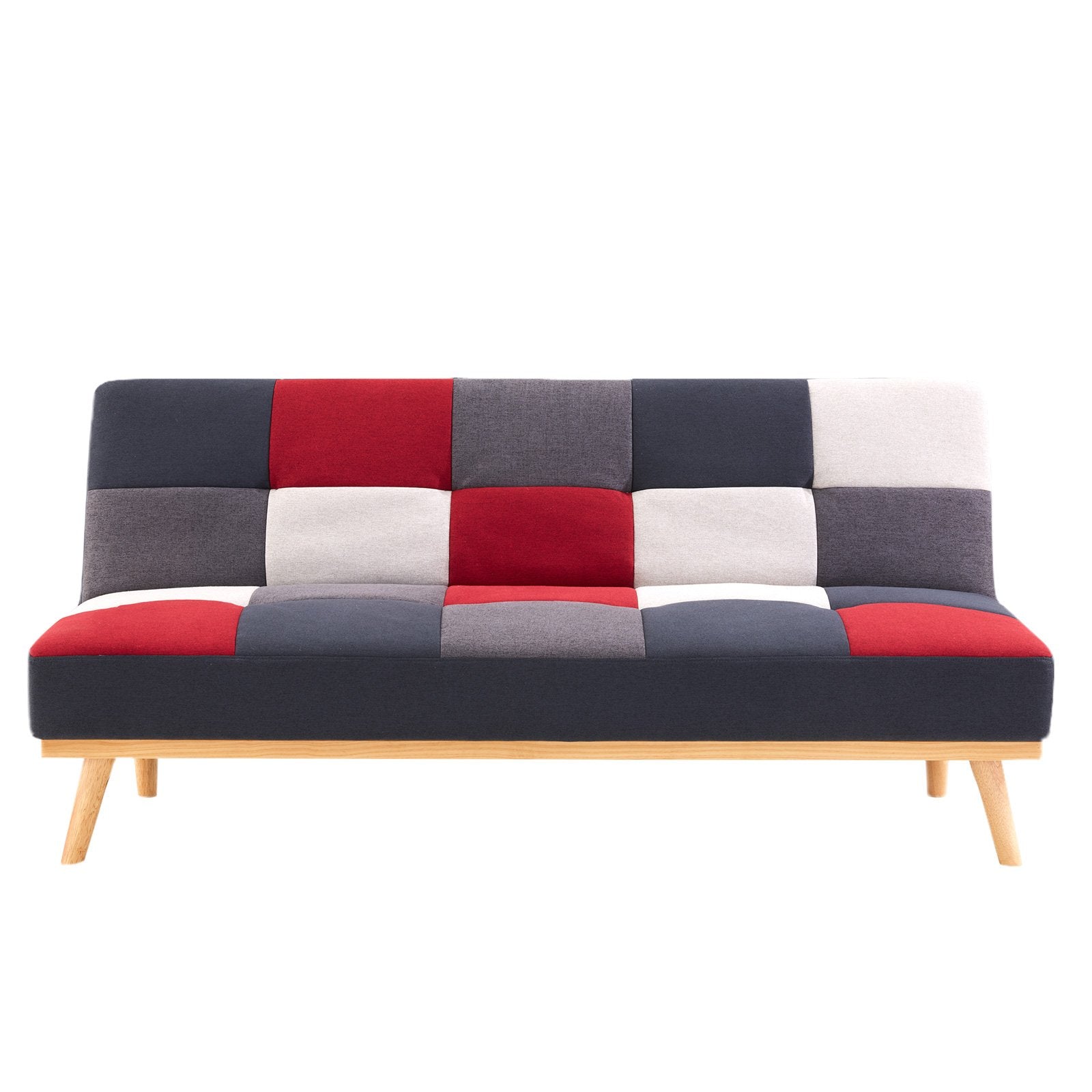 Sarantino 3 Seater Modular Linen Sofa Bed Multi-colour