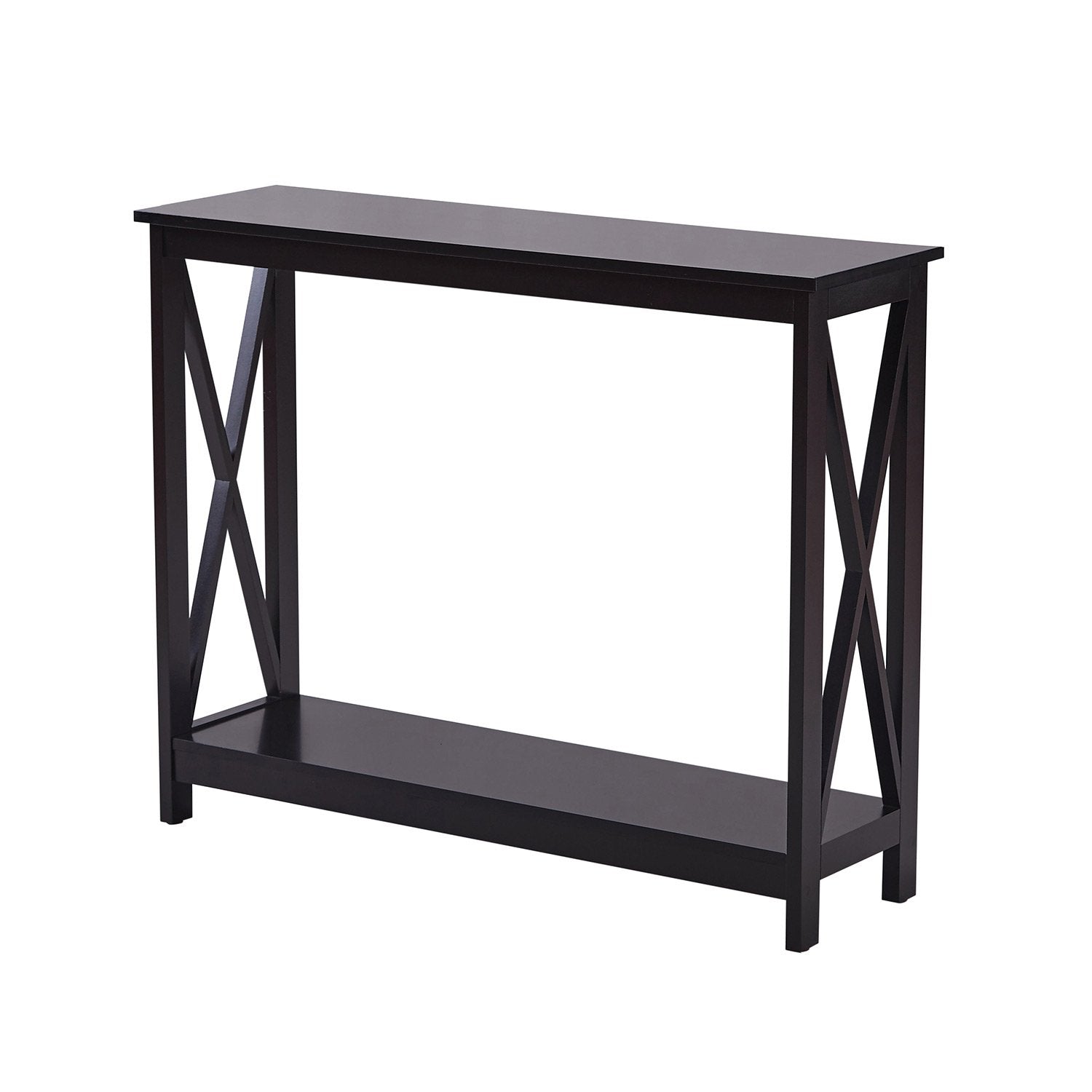 Isla X-Frame Console Table Black