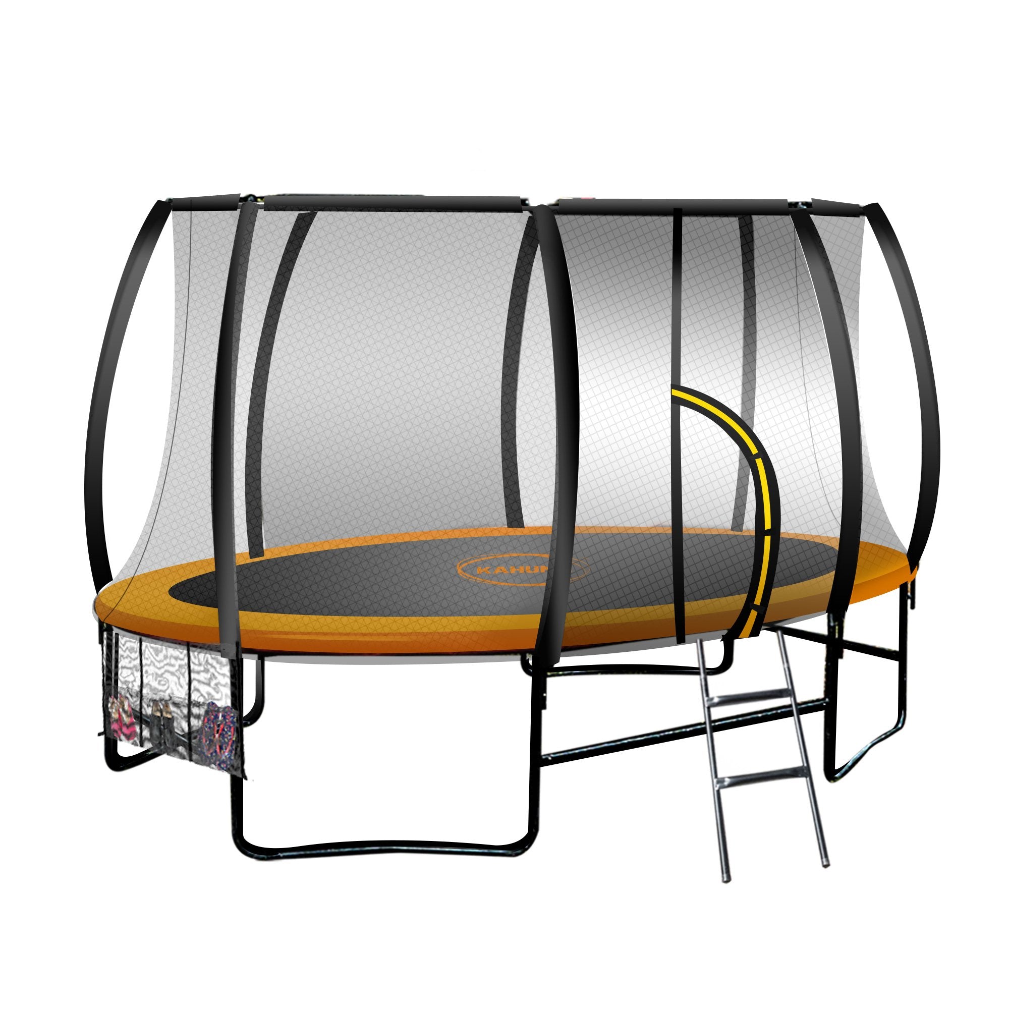 Kahuna 8x14ft Oval Trampoline Outdoor Orange