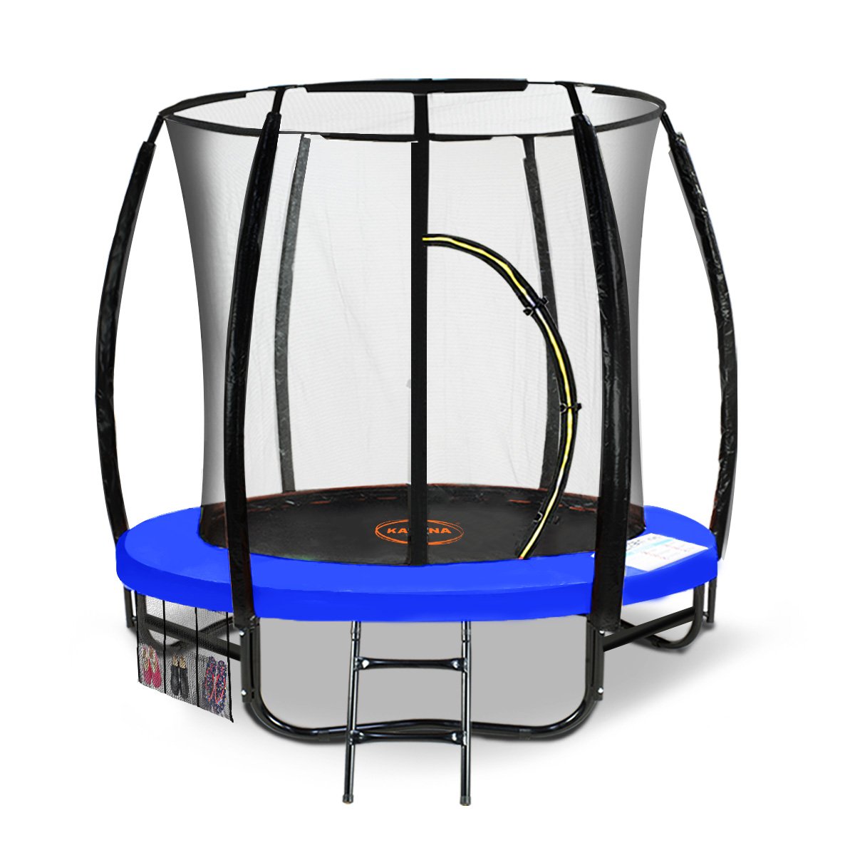 Kahuna 6ft Outdoor Trampoline Blue Safety Enclosure