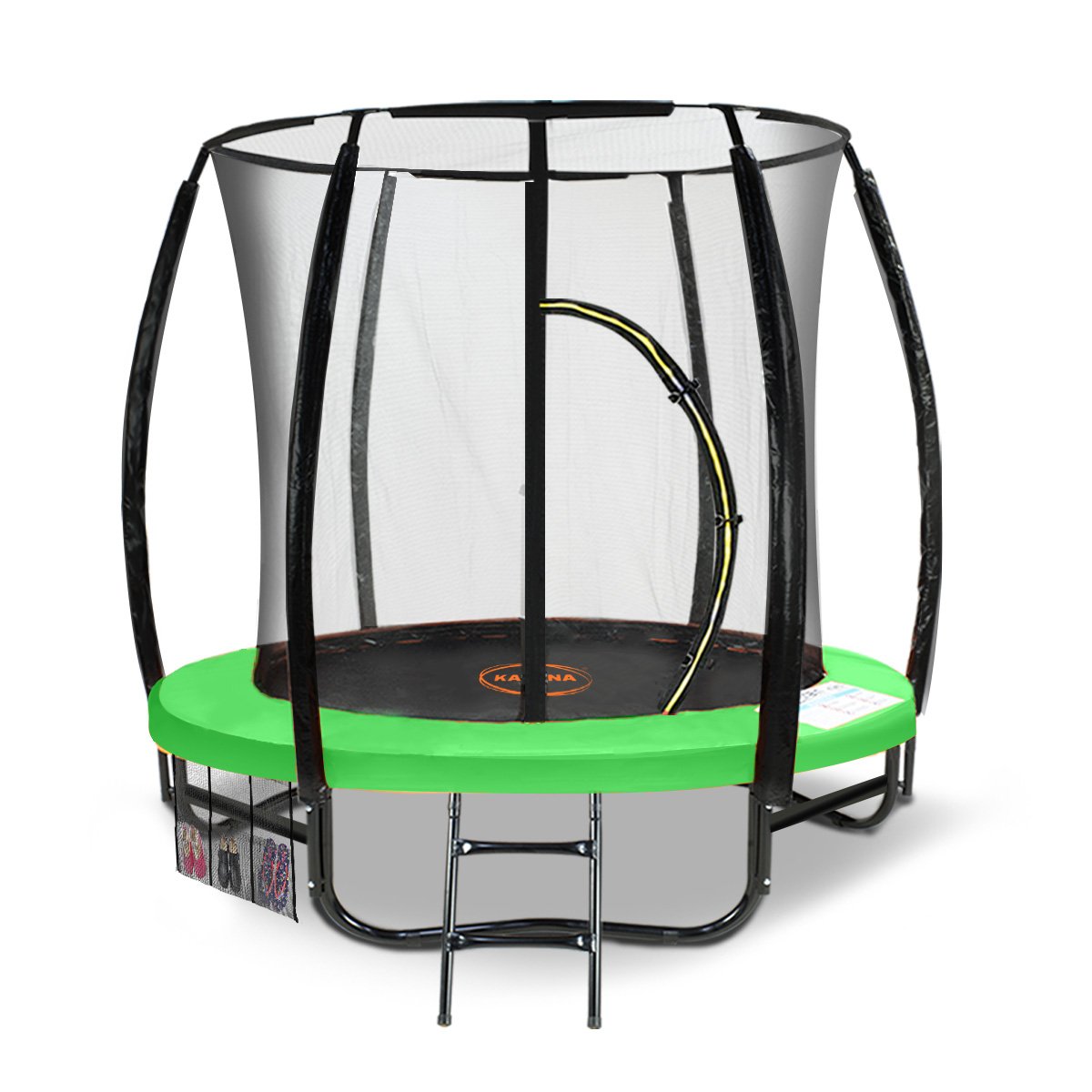Kahuna 6ft Round Trampoline Green Safety Enclosure