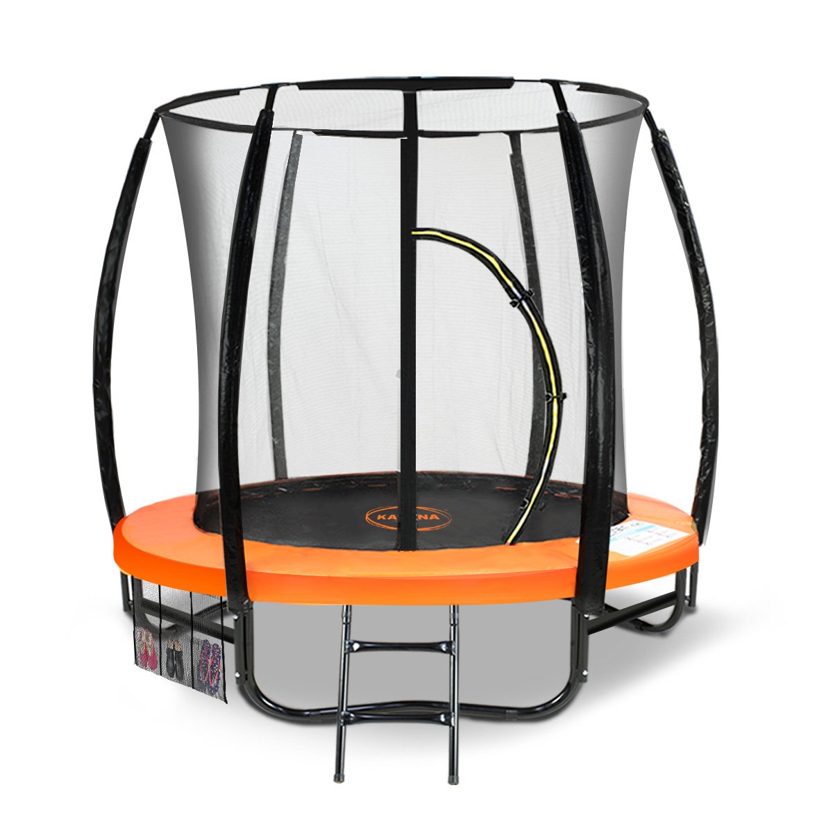 Kahuna Classic 6ft Round Trampoline Orange Safety Enclosure