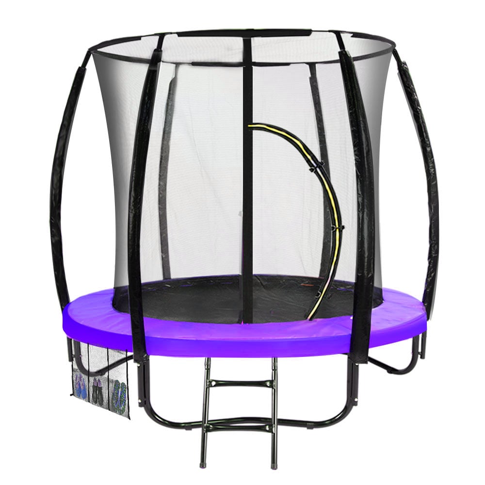 Kahuna Classic 6ft Round Trampoline Outdoor Purple Safety Net