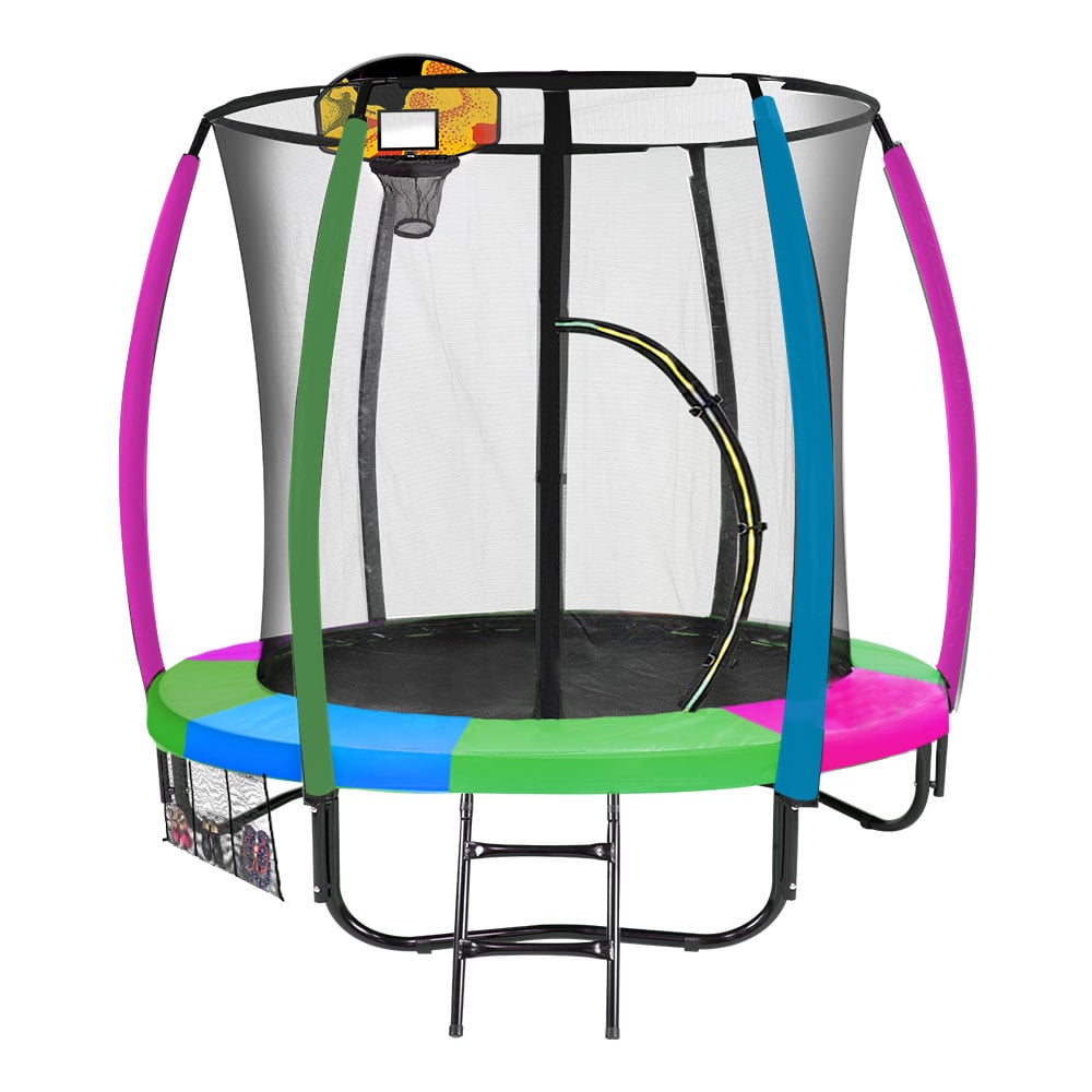 Kahuna Classic 6ft Round Trampoline Set Rainbow