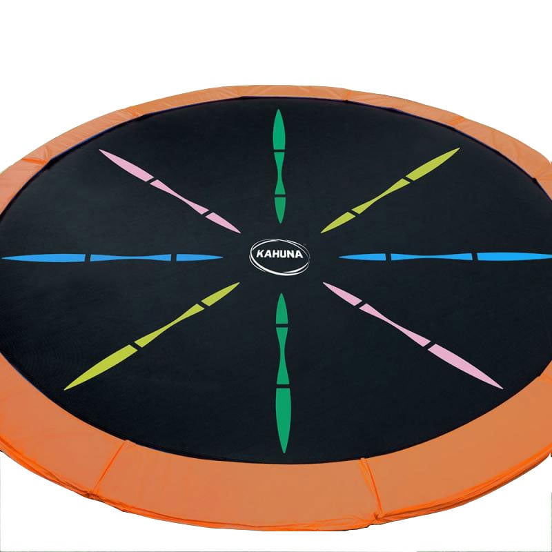 Kahuna 14ft Trampoline Replacement Mat Rainbow