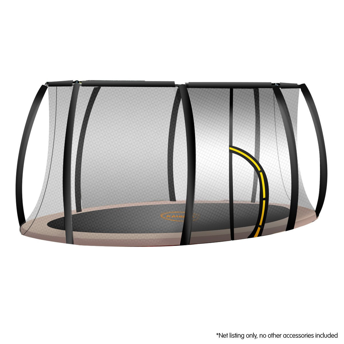 Kahuna 8ft x 14ft Oval Trampoline Replacement Net Polyethylene