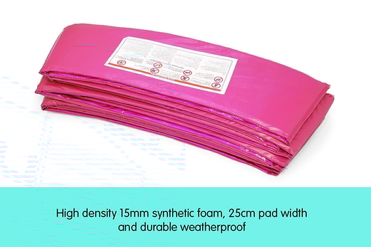 Kahuna 6ft Trampoline Safety Pad Round Pink