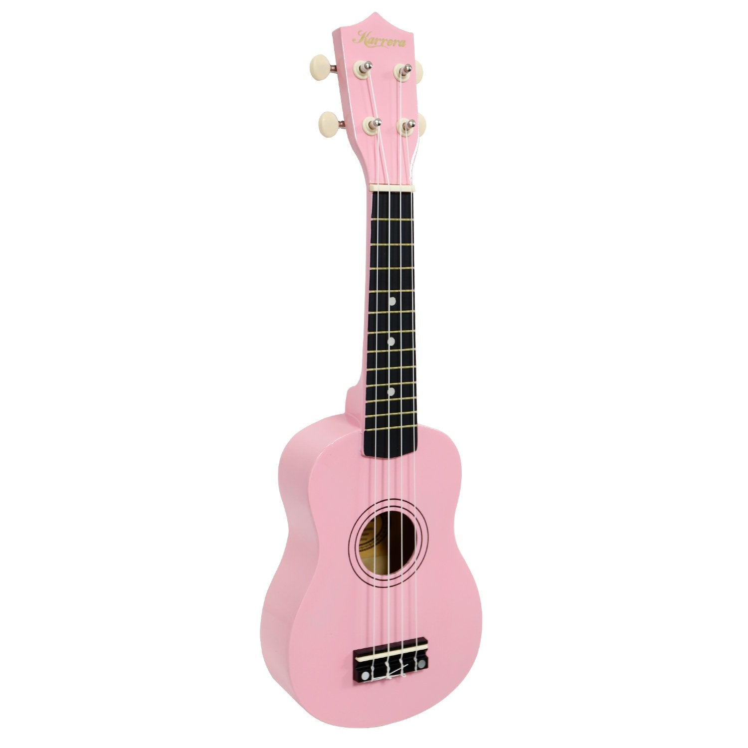 Karrera 21in Ukulele Pink High Gloss Finish