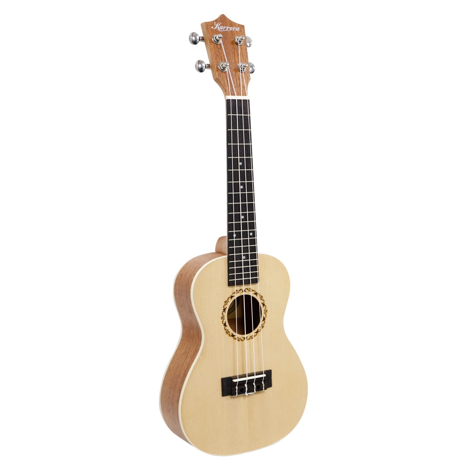 Karrera 23in Ukulele Natural High Gloss Finish