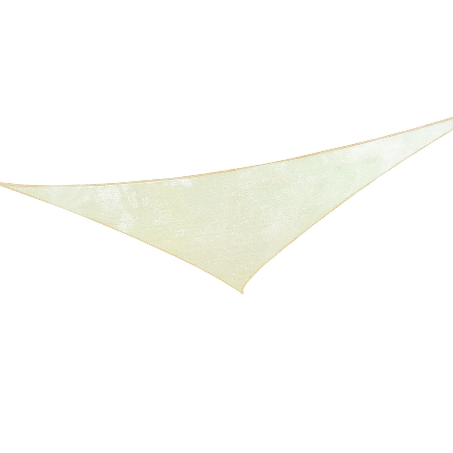 Wallaroo 3.6m Triangle Waterproof Sun Shade Sail Cream