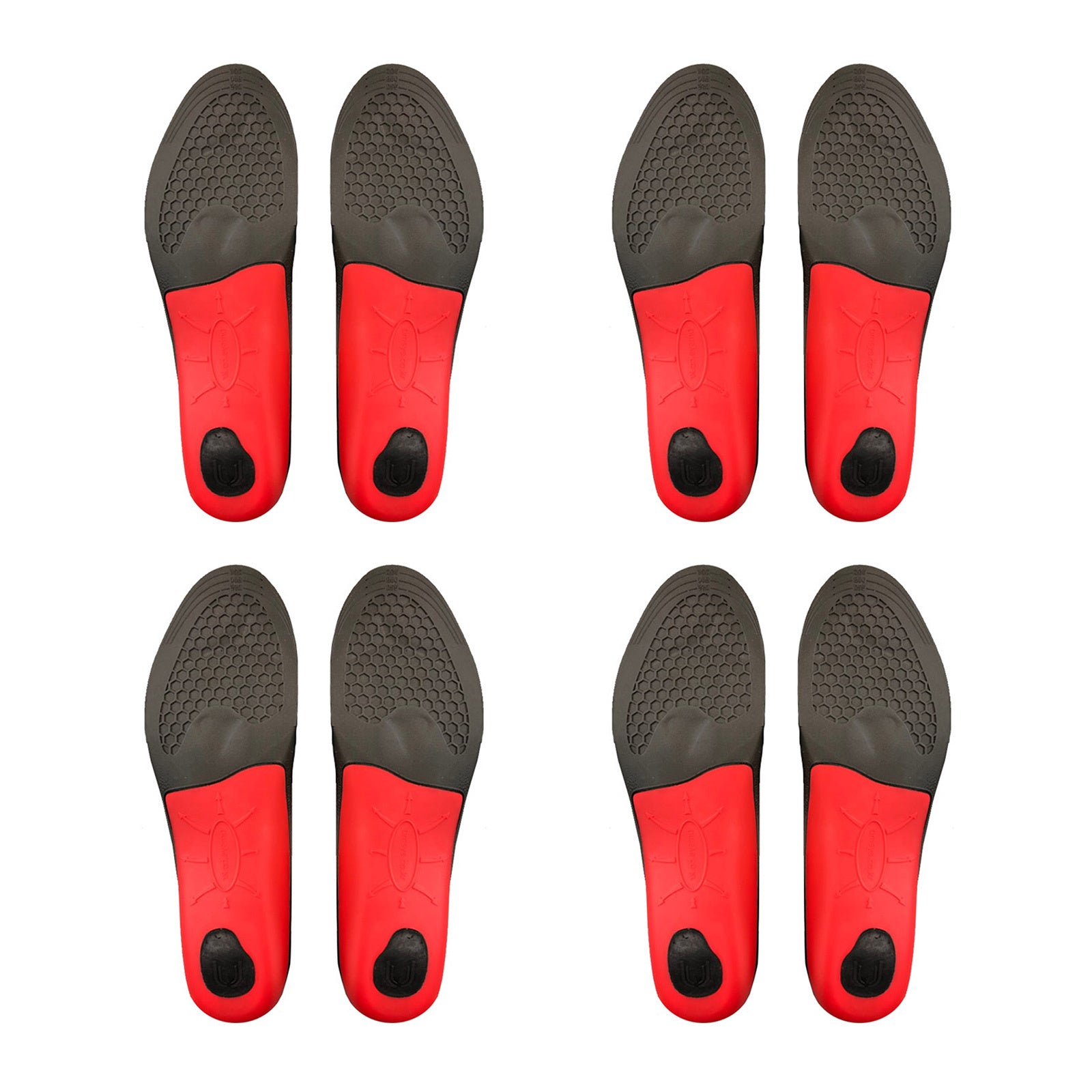 4X Pair Full Whole Insoles Shoe Inserts M Size Arch Support Foot Pads