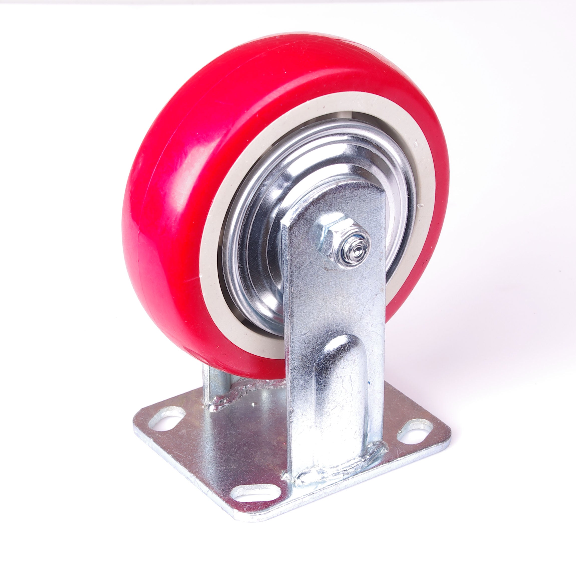 6 inch Industrial Caster Wheels Fixed Casters Castor Wheels Cart Furniture Workbench