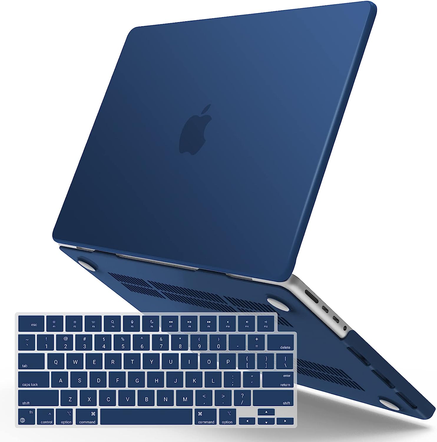 Suitable for MacBook Pro 16 inch Case 2023 2022 2021 M2 A2780 A2485 M1 Pro/Max Hard Shell Case Keyboard Cover Blue