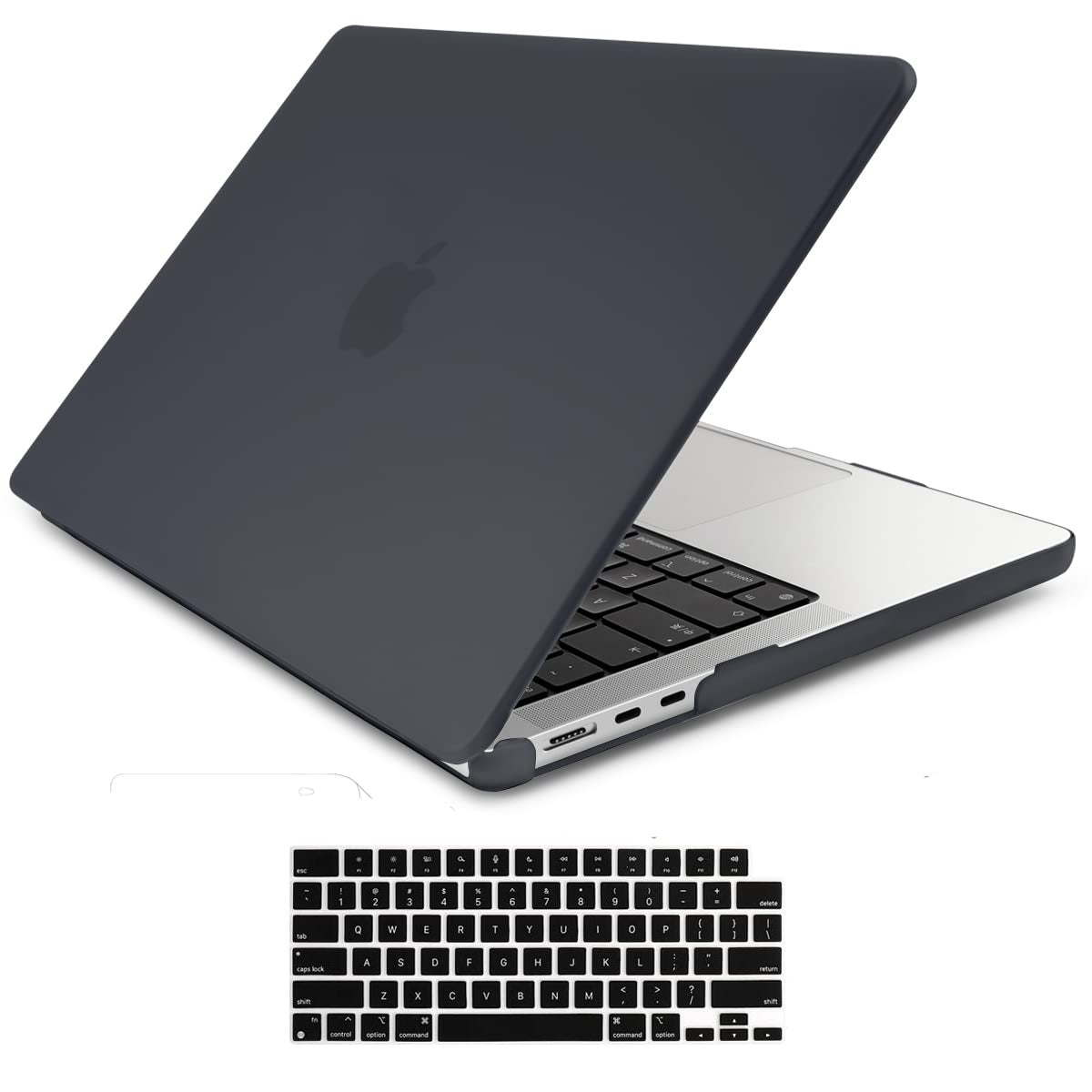 Suitable for 2023 2022 MacBook Air 13 inch case M2 Model A2681 Hard Shell Case Keyboard Cover Black