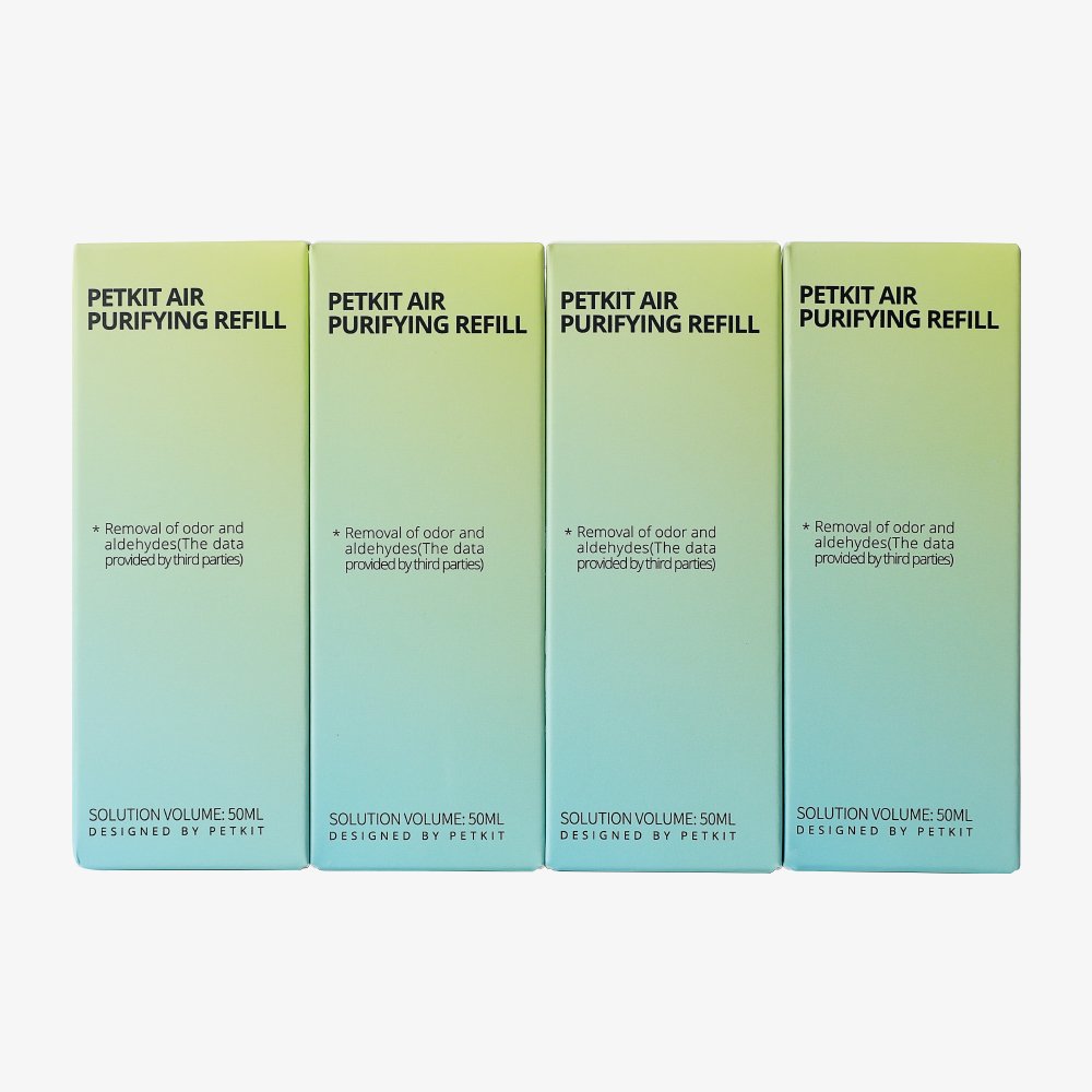 PETKIT Concentrated Air Purifying Refill 50Ml x4 Essential Replacement For Pura X Automated Litter Box