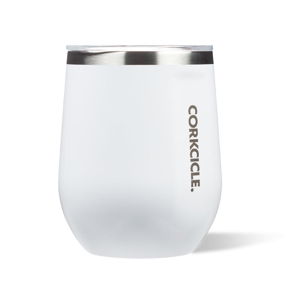 Corkcicle Stemless - 340ml Gloss White