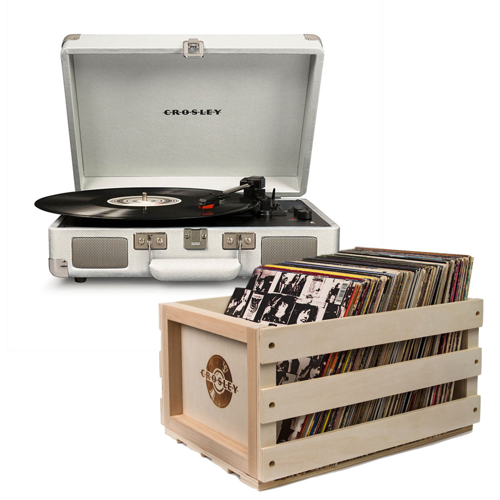 Bluetooth Portable Turntable 3-Speed w/Speakers & Crate - Crosley