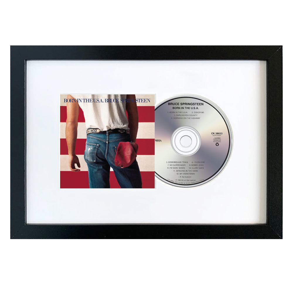 Bruce Springsteen-Born In The U.S.A. 2014 Remaster CD Framed Album Art