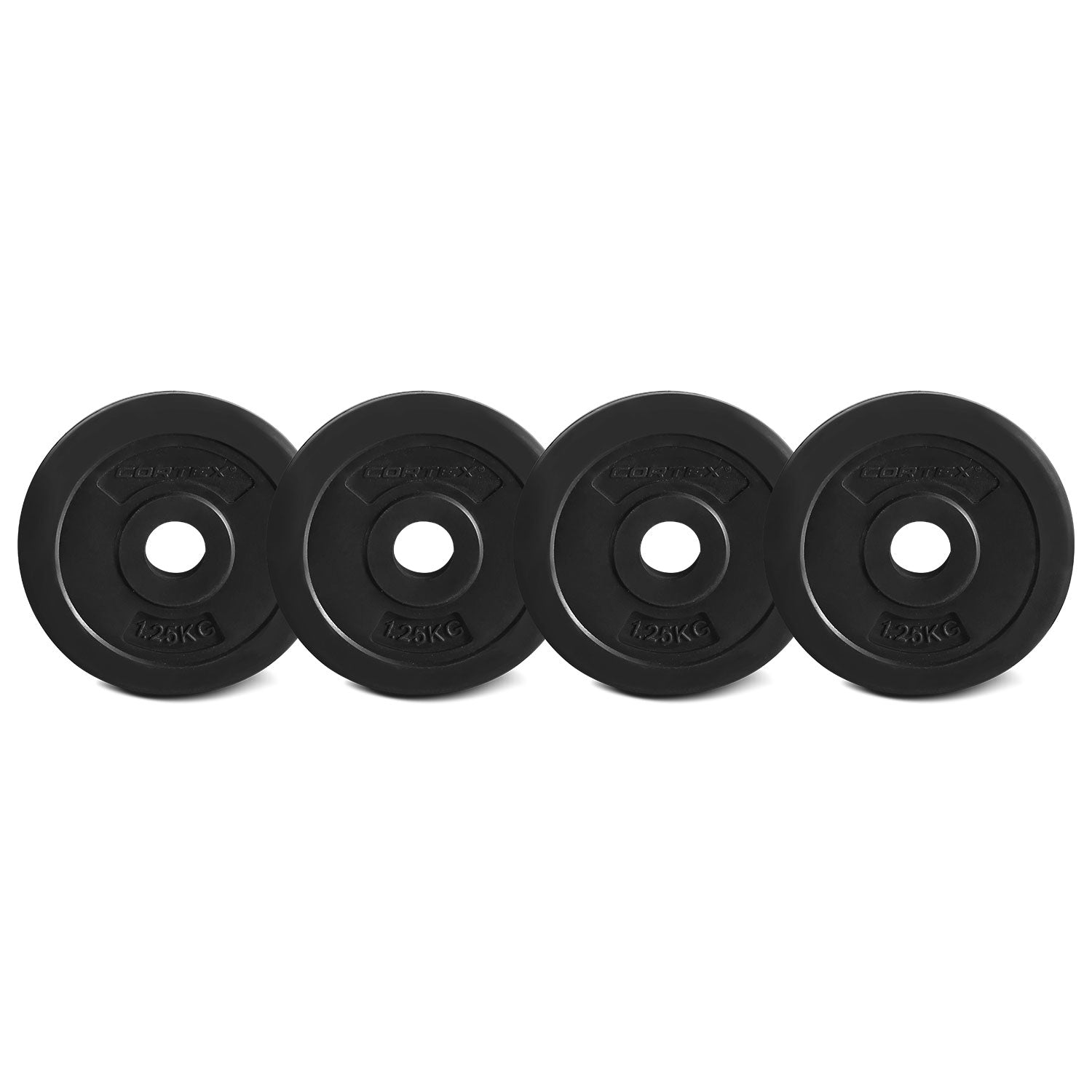 Cortex 1.25kg EnduraShell Weight Plates 25mm Set of 4
