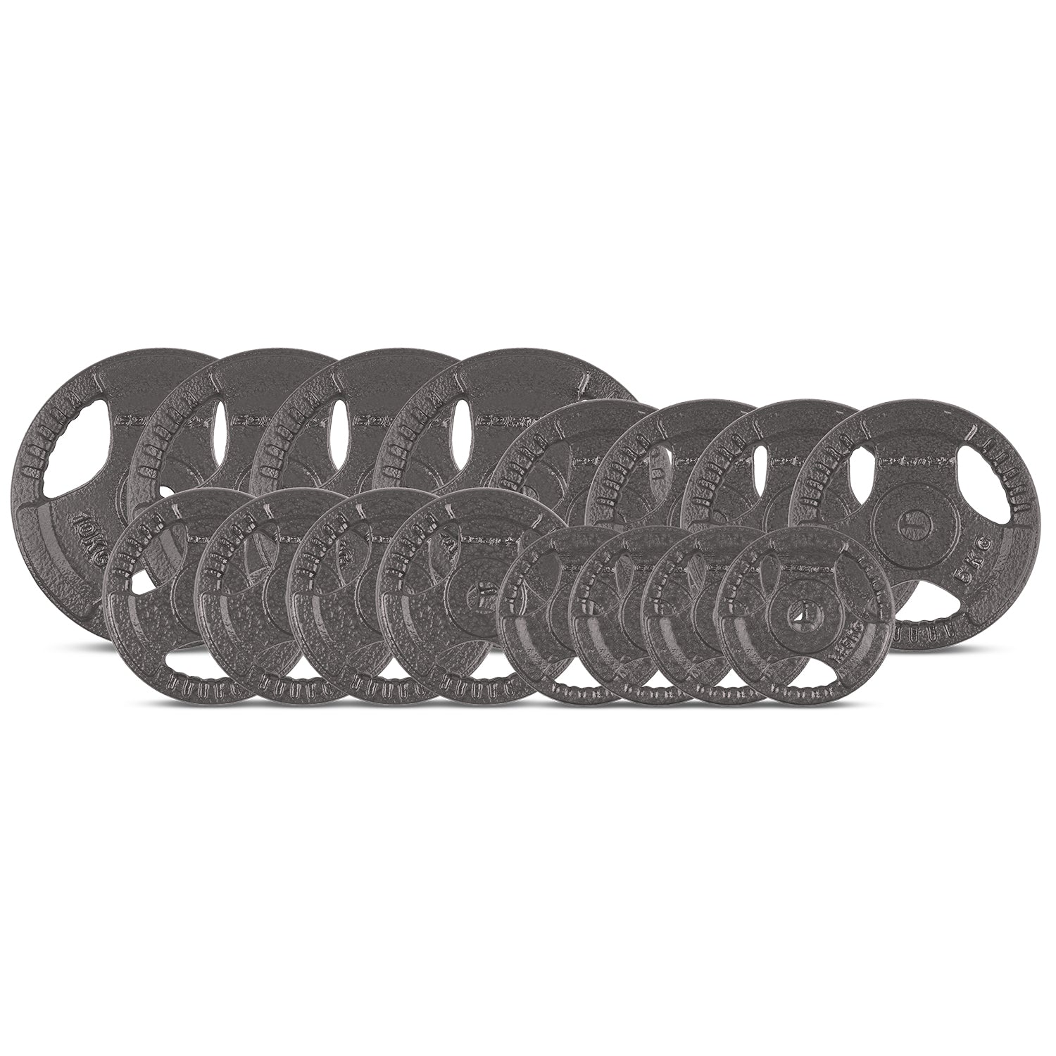 Cortex 75kg Tri-Grip Cast Iron Weight Plate Set 25mm