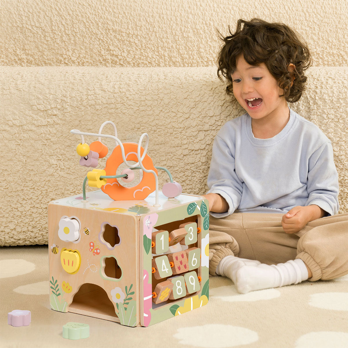 Honeybee Activity Cube Multi-Functional Baby Toy
