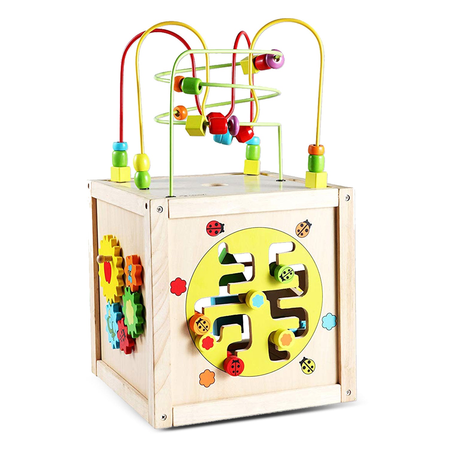 Classic World Wooden Multi-Activity Cube Toy