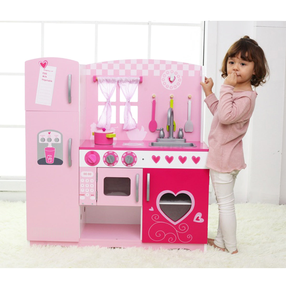 Classic World Kids' Kitchenette Pink