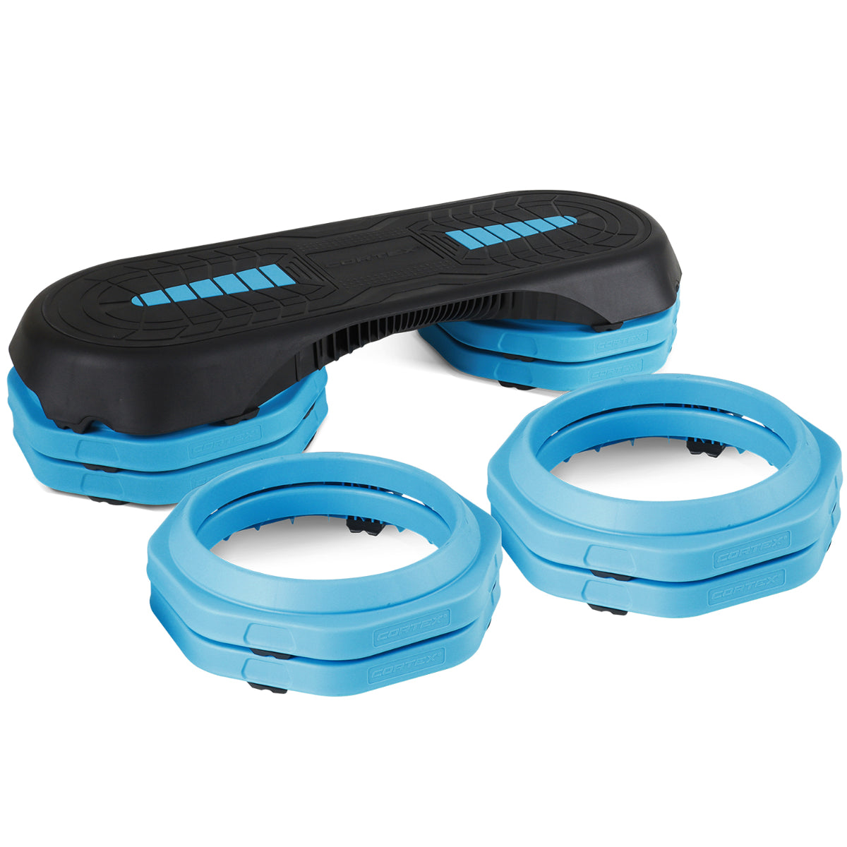 CORTEX 5-Level Aerobic Step Adjustable Fitness Platform