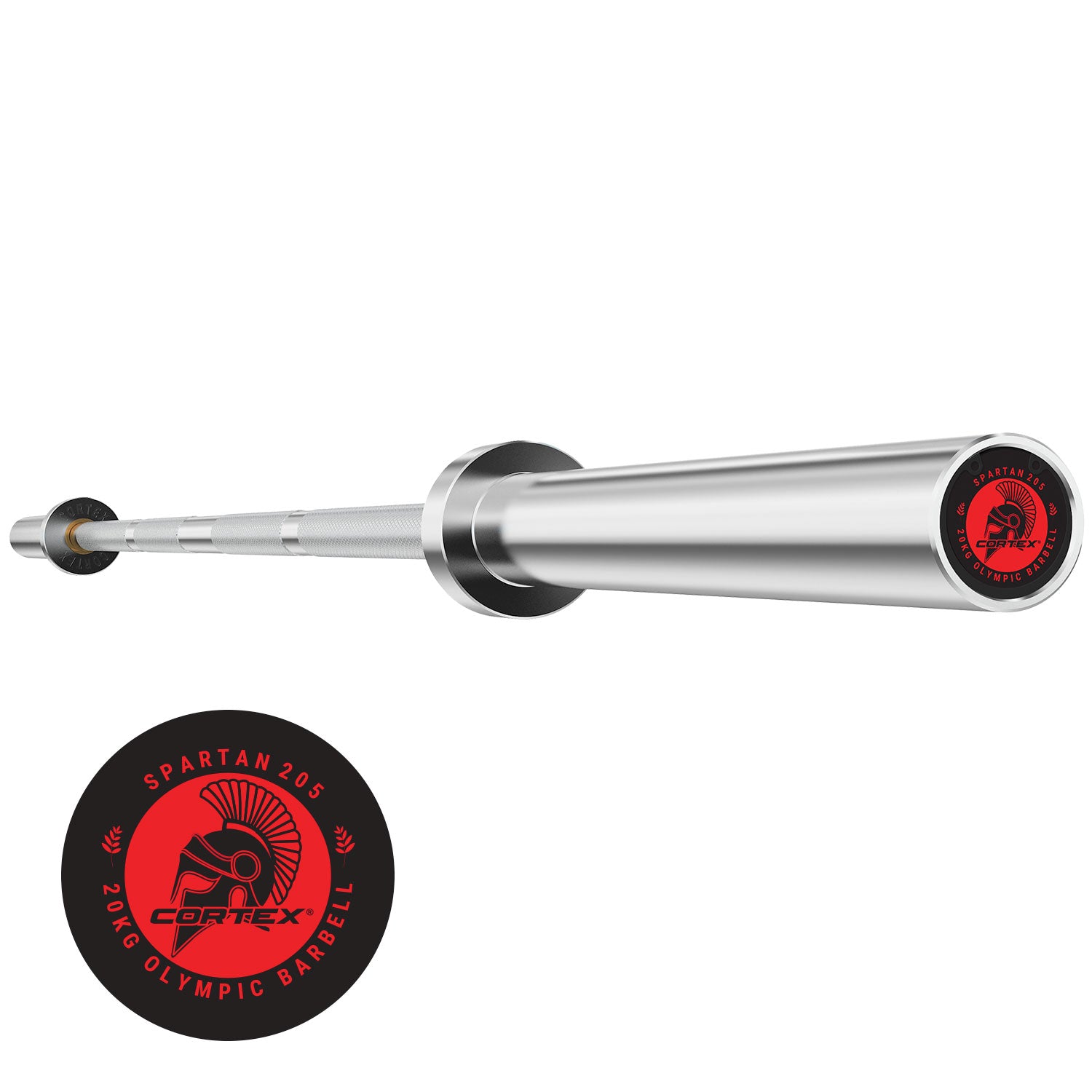 SPARTAN205 7ft 20kg Olympic Barbell Hard Chrome