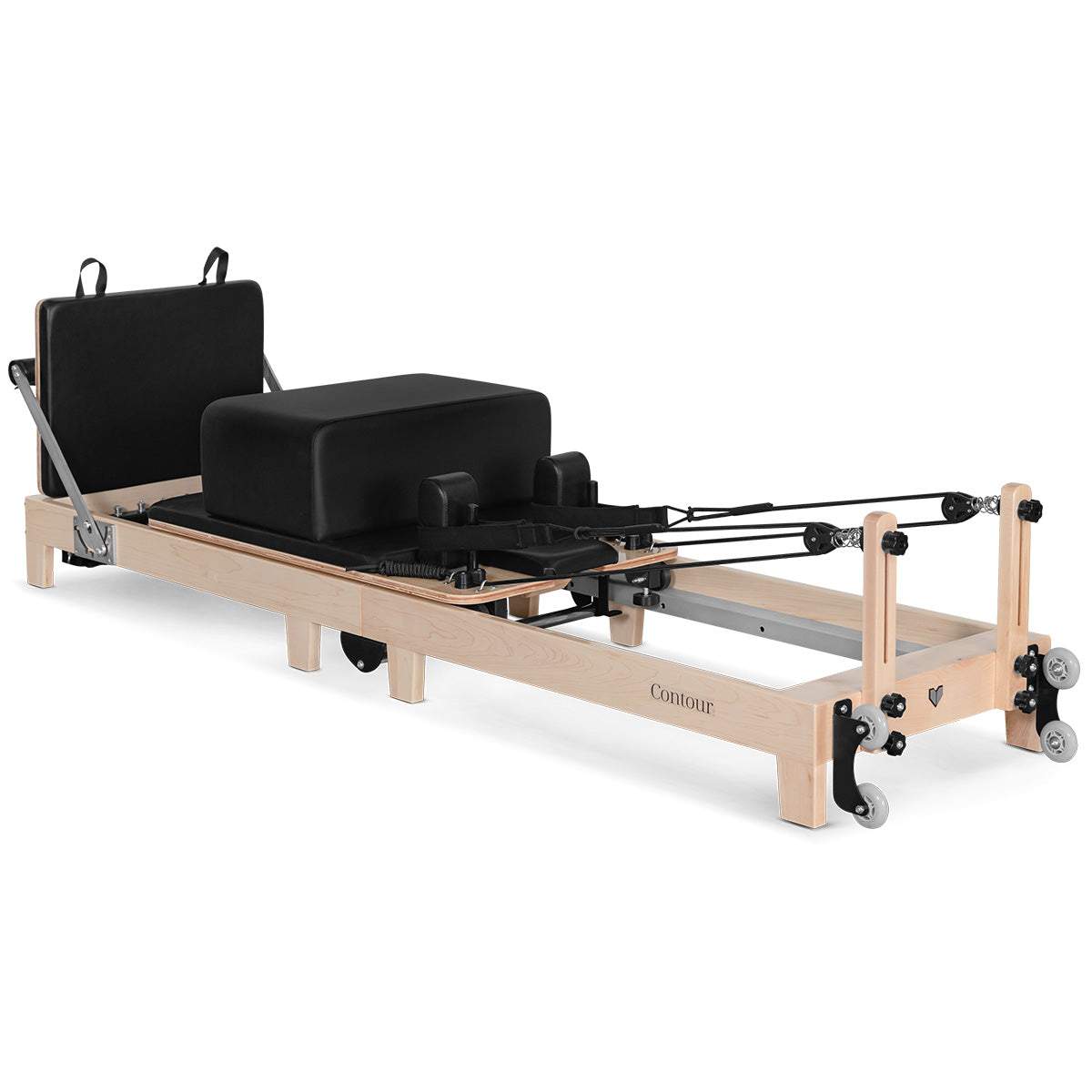 Contour 2 Folding Wooden Pilates Reformer Set with Accessories