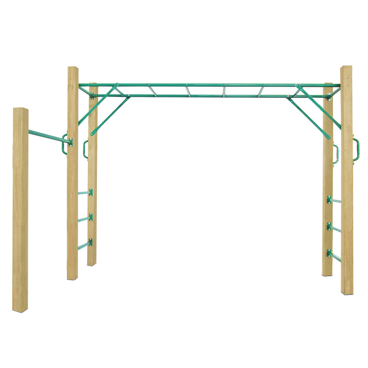 Amazon 2.5m Monkey Bar Set for Kids Outdoor Play Timber