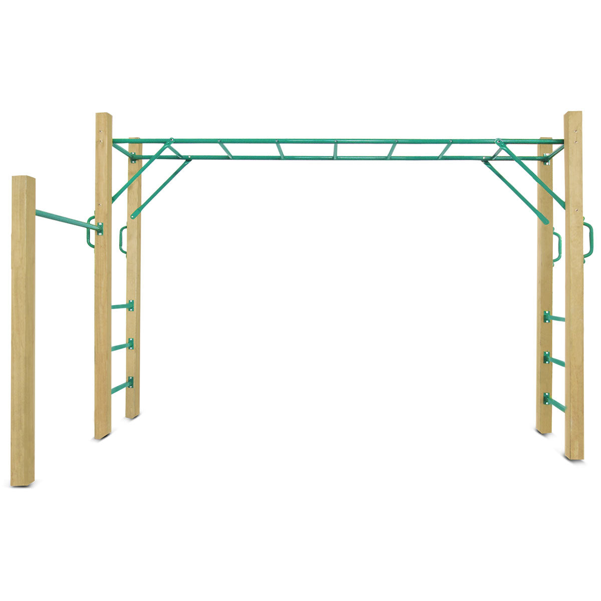 Amazon 3m Monkey Bar Set Timber Outdoor Play Equipment