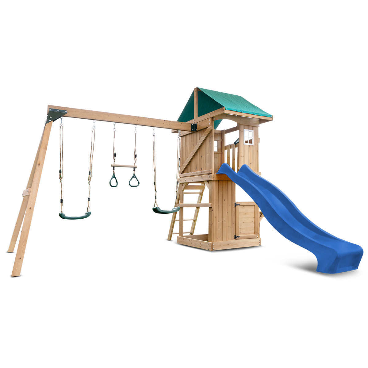 Lifespan Kids Montrose Swing Set & Play Centre with 2.2m Slide Blue