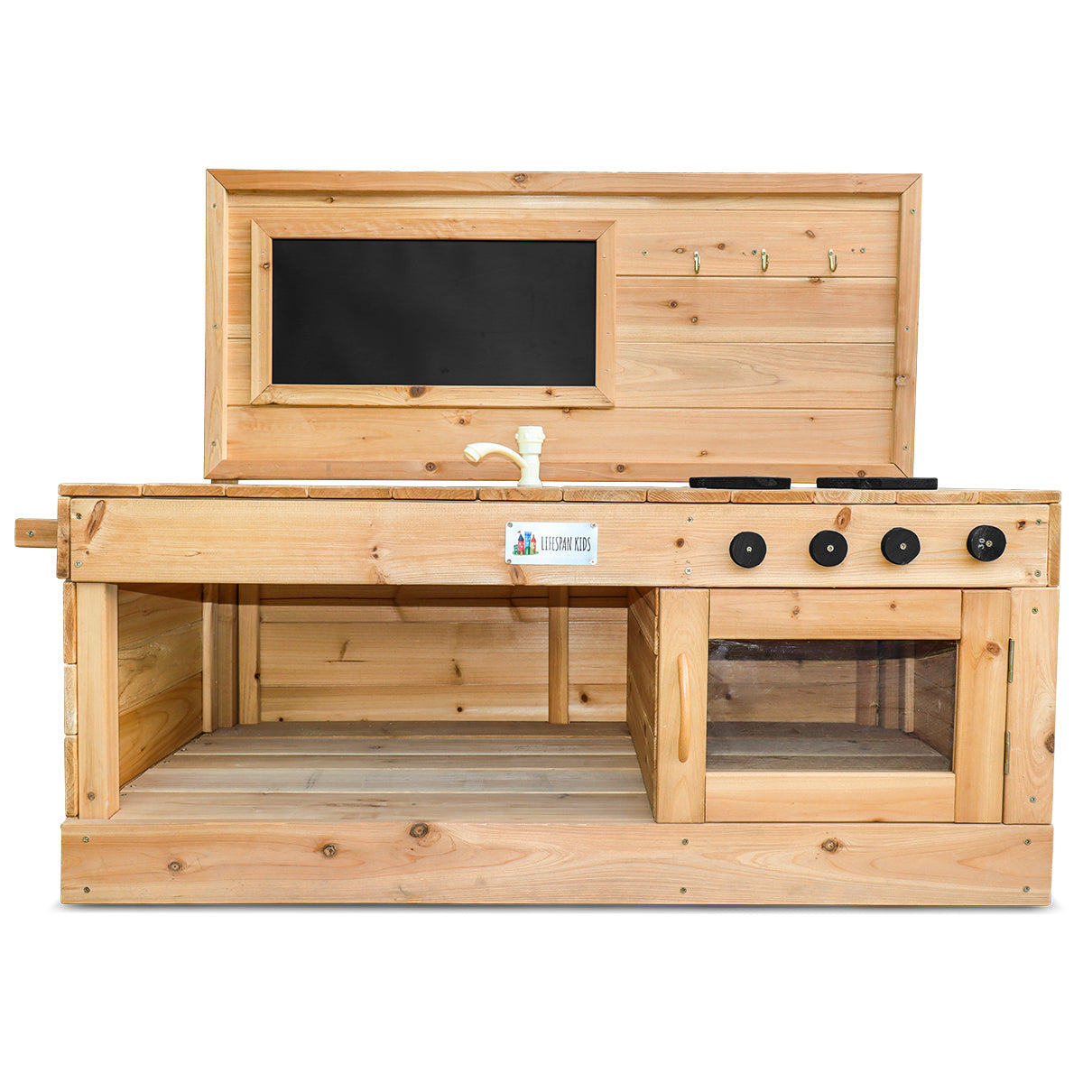 Eden Outdoor Play Kitchen Natural Timber Kids Toy