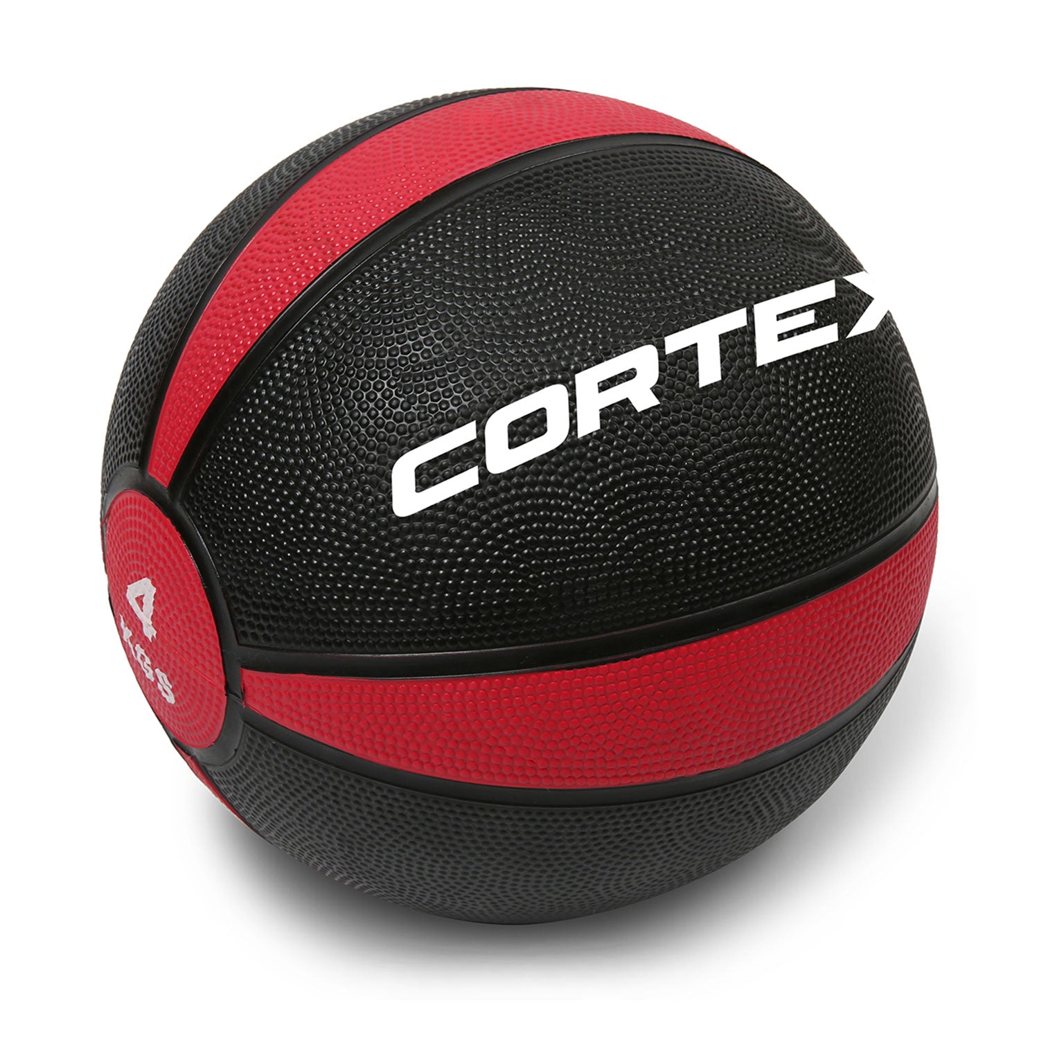 Cortex 4kg Medicine Ball Rubber Casing Colour Coded